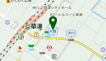 草津いりえ歯科クリニックの地図画像