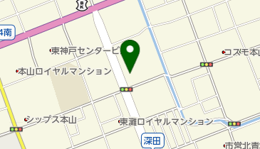 ひしかわ歯科矯正歯科の地図画像