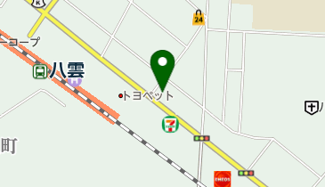 ヤクモ歯科クリニックの地図画像