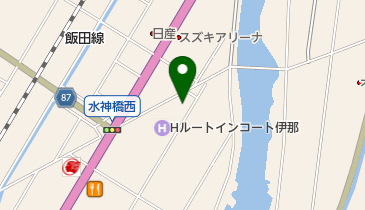 天竜河畔歯科クリニックの地図画像