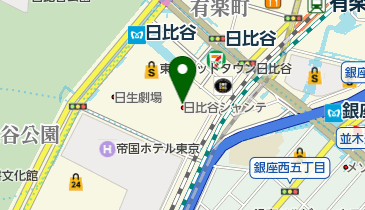ティースアート日比谷店の地図画像