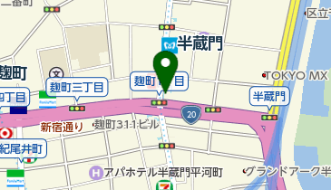 半蔵門ファミリア矯正歯科医院の地図画像