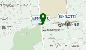 グリーンヒルデンタルクリニックの地図画像