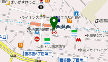 駅前歯科クリニック<西葛西>の地図画像