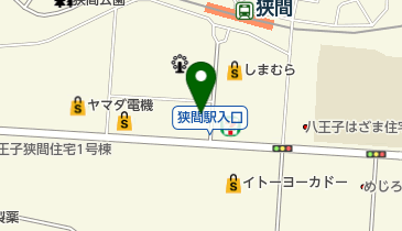 はざま歯科クリニックの地図画像