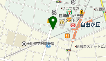 自由が丘歯科オーラルケアの地図画像