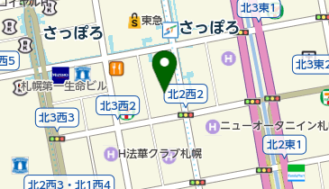 北山デンタルクリニックジャパンインプラントの地図画像