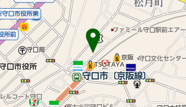 守口つだ矯正歯科・歯科の地図画像