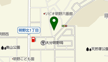 明野デンタルクリニックの地図画像