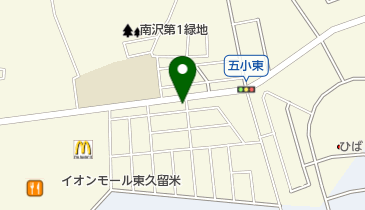 ひばりデンタルケアクリニックの地図画像