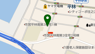 ファミリー西田歯科の地図画像