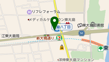 クローバー歯科の地図画像