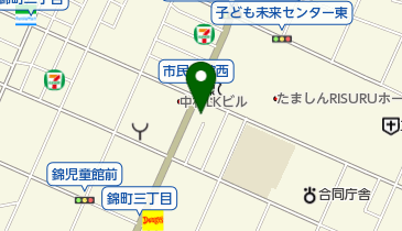 ひがみ歯科立川クリニックの地図画像