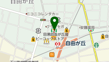 三宅歯科クリニック自由が丘の地図画像