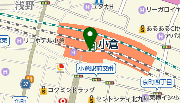 小倉ステーション歯科の地図画像