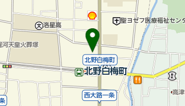 白梅町アリス歯科医院の地図画像