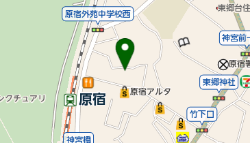 原宿アクア歯科の地図画像