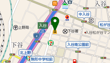 入谷ひろまつ矯正歯科クリニックの地図画像