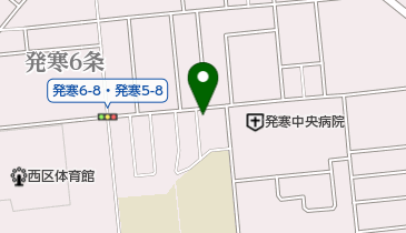 発寒中央歯科クリニックの地図画像