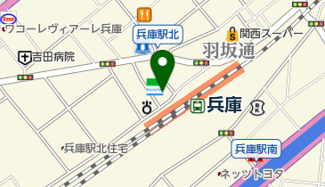 なかたに歯科クリニックの地図画像