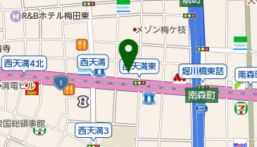 みなみもりまち歯科クリニックの地図画像