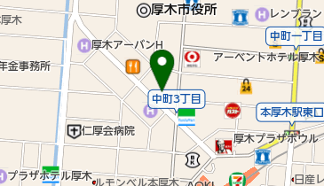 本厚木こども歯科の地図画像