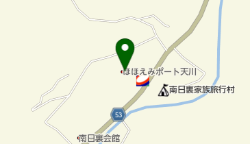 天川村歯科診療所の地図画像