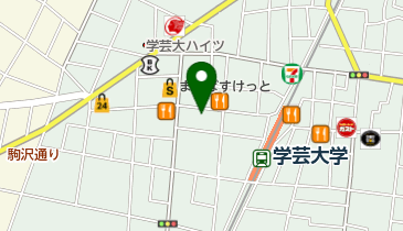 学芸大学西口駅前歯科の地図画像