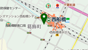西船橋駅前成瀬歯科医院の地図画像