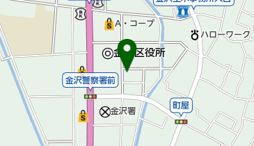 かなざわファミリー歯科の地図画像