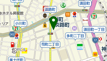 淡路町デンタルクリニックの地図画像