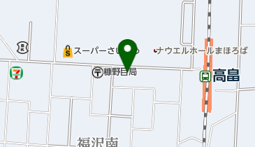 桜井歯科医院 糠野目診療所の地図画像