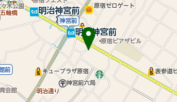 原田デンタルオフィス表参道の地図画像