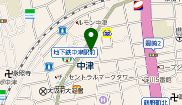 北梅田ロワイヤルおとなこども歯科の地図画像