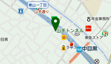 中目黒コヤス歯科の地図画像