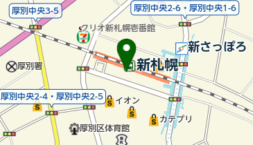 新札幌アン矯正歯科クリニックの地図画像