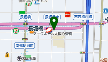 総合歯科HMクリニック大阪中央の地図画像