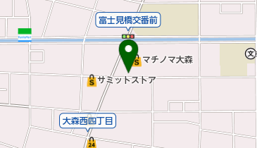 大森マチノマ歯科の地図画像