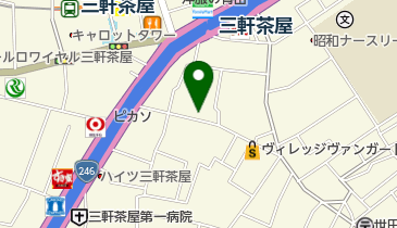 三茶歯科の地図画像