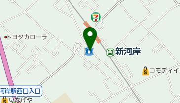 しんがし駅西口歯科医院の地図画像