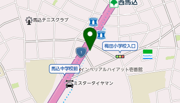 ティーズデンタルクリニックの地図画像