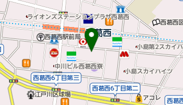 西葛西みやした歯科クリニックの地図画像