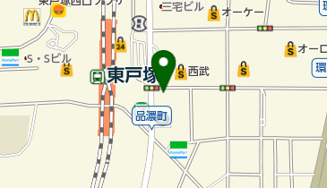 東戸塚デンタルクリニックの地図画像