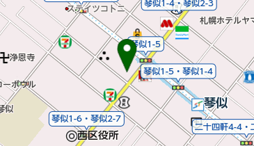 琴似駅前歯科クリニックの地図画像