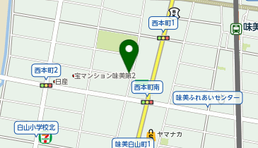 味美なかしま歯科の地図画像