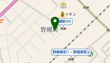 野幌ふじい歯科医院の地図画像