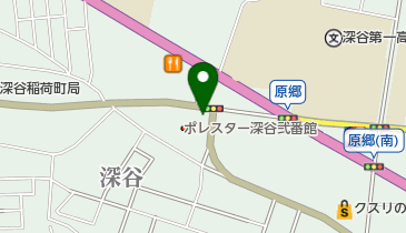 デンタルケア深谷の地図画像