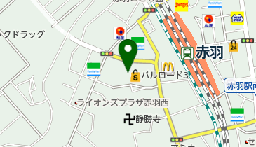 赤羽ファミリー歯科の地図画像