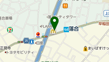 落合駅前歯科の地図画像