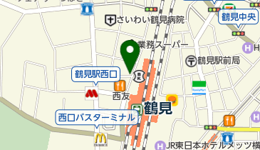 鶴見駅前 Z歯科・矯正歯科の地図画像